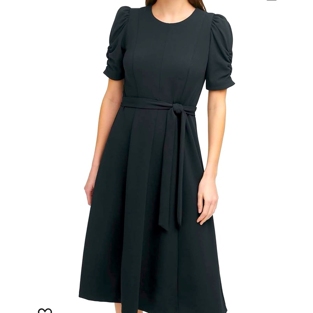 DKNY Black midi dress, 45” from shoulder to hem